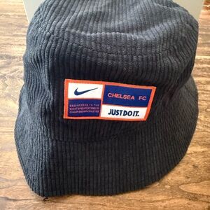 Nike Chelsea FC Black Corduroy Bucket Hat